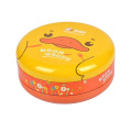 Food grade fancy empty colorful small round mint metal gift tin can tin box tin case